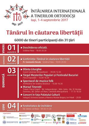 Programul Întâlnirii Internaționale a Tinerilor Ortodocși 2017