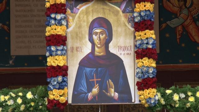 (Video) Sfânta Teodora de la Sihla cinstită la Mănăstirea Sihăstria