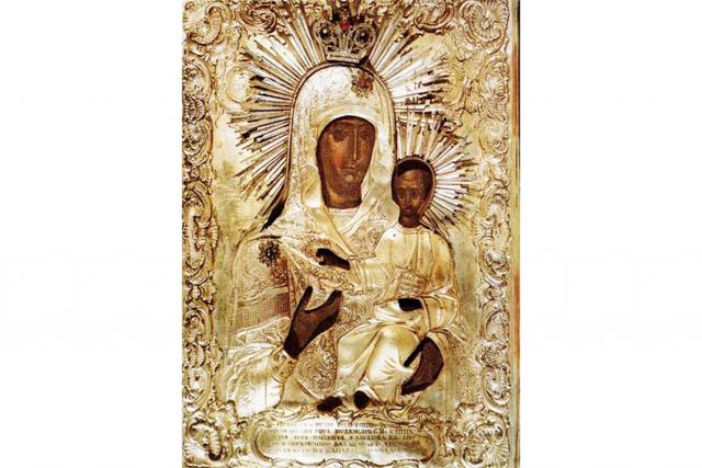 Icoana Maicii Domnului „Acatist” – „Prevestitoarea” de la Mănăstirea Zografu