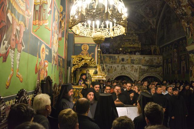 Priveghere arhierească de noapte, în cadrul Festivalului de Muzică Bizantină de la Iași