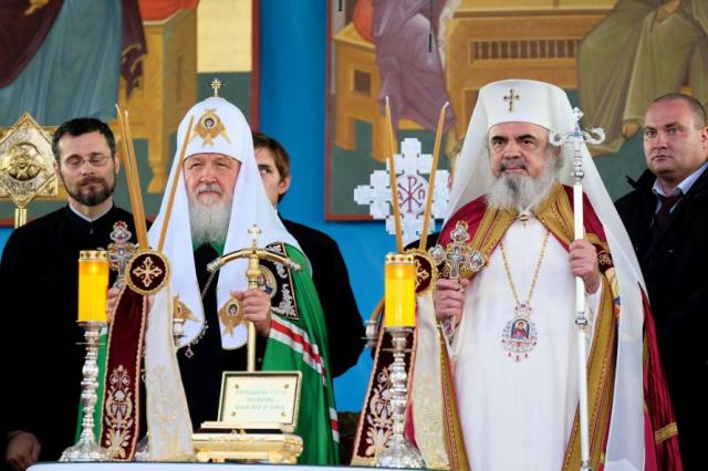 Polihroniu la primirea delegaţiei Bisericii Ortodoxe Ruse