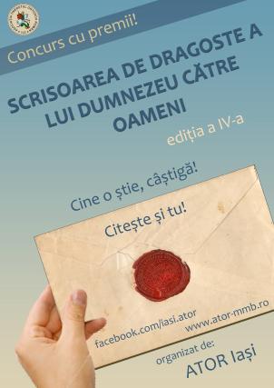 Concurs de Noul Testament: ”Scrisoarea de dragoste a lui Dumnezeu către oameni”, ediţia a IV-a