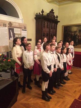 Recital de colinde la Muzeul Unirii din Iași