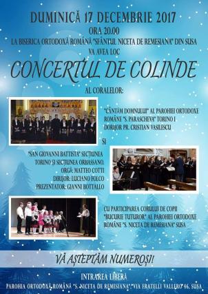 Concert de Colinde și Tradiții Creștine de iarnă, la Parohia „Sfântul Niceta de Remesiana” - Susa, Italia