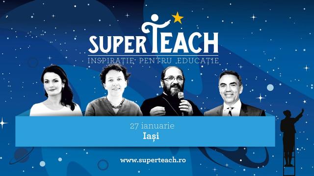Iașul surclasează Bucureștiul: interes crescut în rândul profesorilor pentru conferința SuperTeach