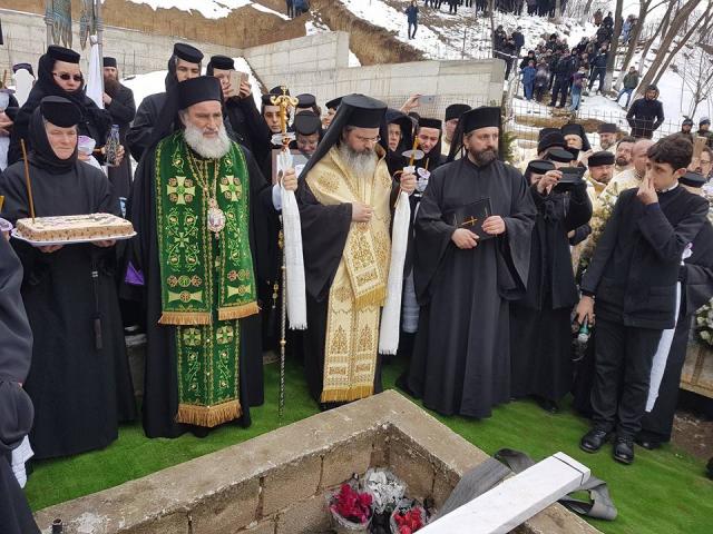 Arhimandritul Antonie Jeflea, înmormântat la Giurgeni