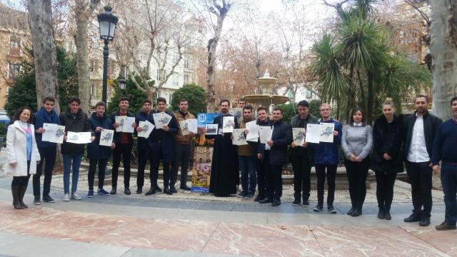 Elevi teologi,  voluntari în domeniul asistenței sociale în Granada- Spania