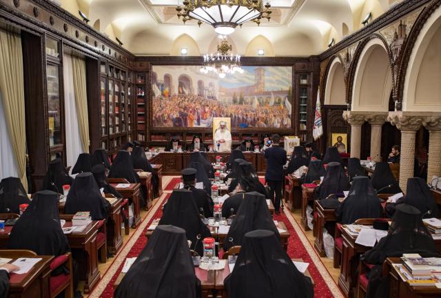 Ședință de lucru a Sfântului Sinod, la Reşedinţa Patriarhală