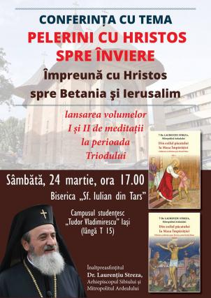 Conferinţă şi lansare de carte la Biserica „Sfântul Iulian din Tars“