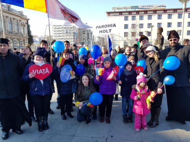 Marşul pentru viaţă, în oraşele Bacău şi Vaslui