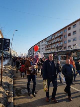 Marşul pentru viaţă, în oraşele Bacău şi Vaslui
