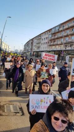 Marşul pentru viaţă, în oraşele Bacău şi Vaslui