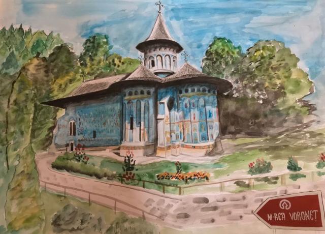 Elevii seminarului teologic de la Mănăstirea Neamţ participă la Festivalul de artă din Bitola, Macedonia