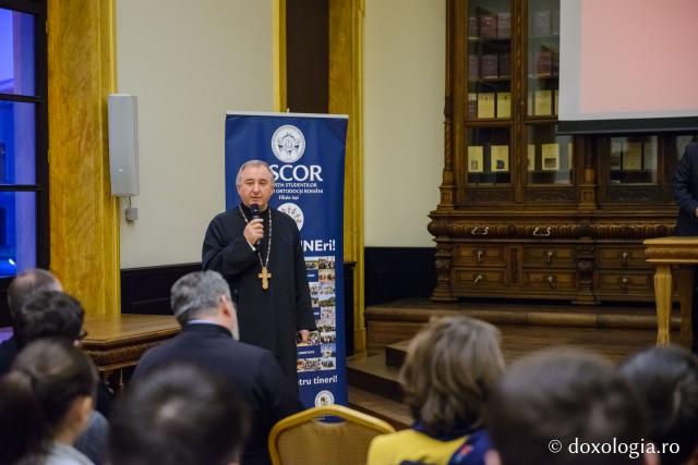 Părintele profesor Stelian Tofană a conferențiat la Iași