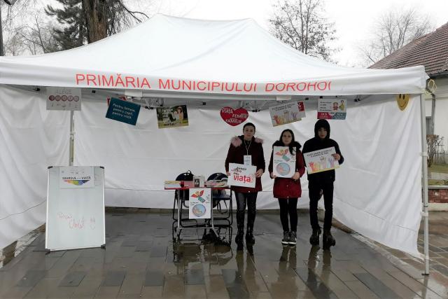 Marşul pentru viaţă în municipiul Dorohoi