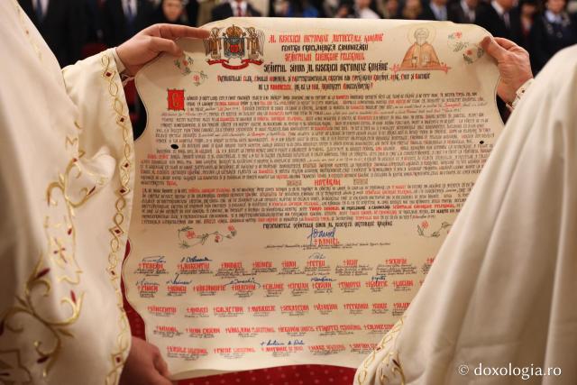 Tomos Sinodal al Bisericii Ortodoxe Autocefale Române pentru Proclamarea canonizării Sfântului Gheorghe Pelerinul