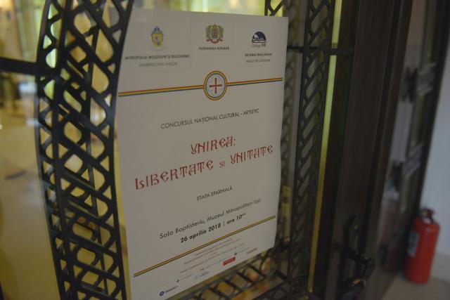 Arhiepiscopia Iaşilor şi-a desemnat reprezentanţii pentru etapa naţională a Concursului „Unirea: libertate şi unitate“