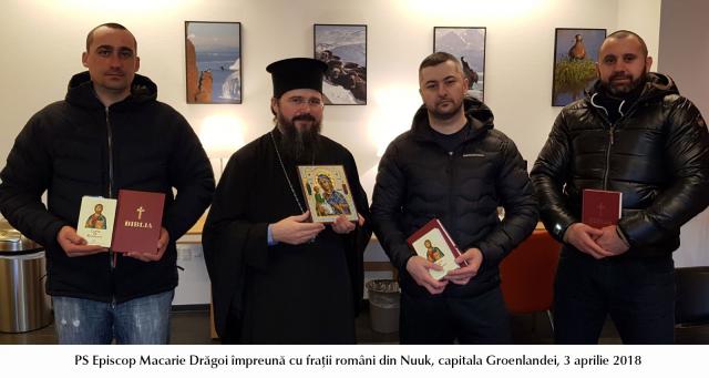 Părintele Episcop Macarie Drăgoi, în vizită la românii din Groenlanda