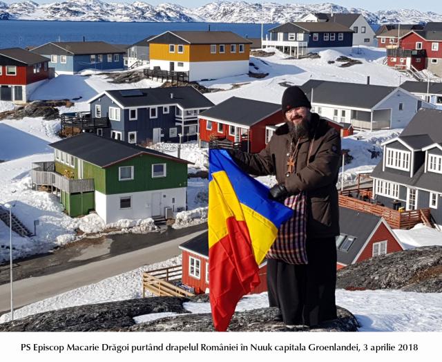 Părintele Episcop Macarie Drăgoi, în vizită la românii din Groenlanda