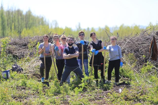 Voluntarii ATOR, ASCOR și Pro Vita Iași – Acțiune de împădurire în Prisăcani