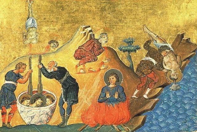 Sfintii Mucenici Claudie, Diodor, Victor, Victorin, Papia, Nichifor şi Serapion