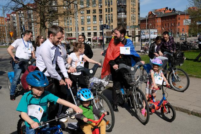 Marșul bicicletelor „Pedalând pentru viață” a avut loc în Göteborg (Suedia)