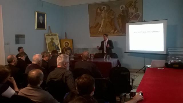 Vicerectorul Universității Salamanca din Spania a conferențiat la Facultatea de Teologie Ortodoxă din Iași