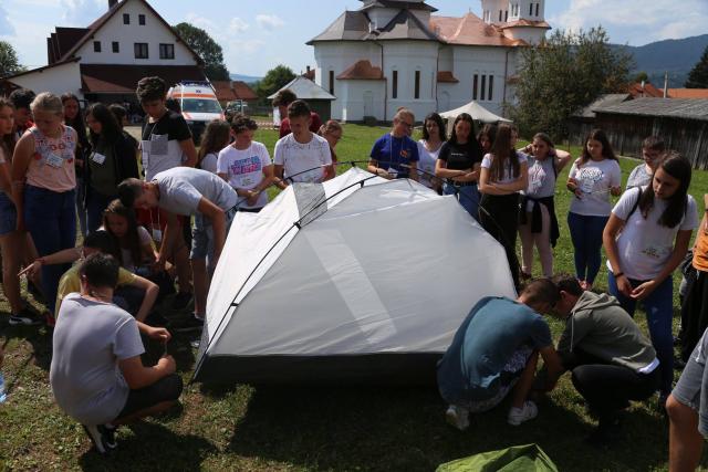 Tabăra „La poalele Călimanilor” Bilbor, Harghita: peste 200 de participanți la a doua ediție