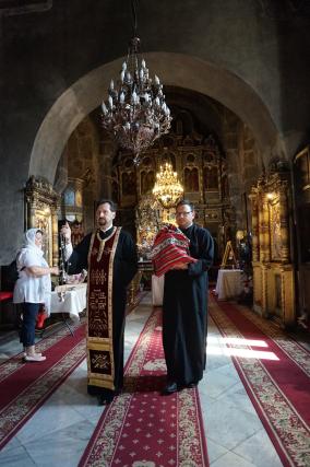 Moaştele Sfântului Gheorghe Pelerinul au poposit timp de trei zile în parohia Poieniţa