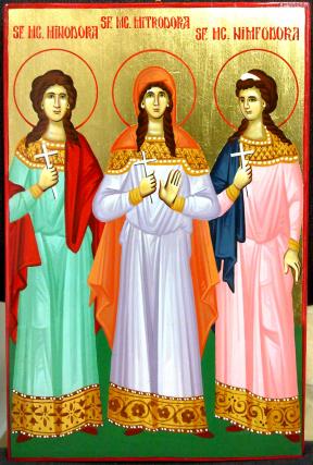 Sfintele Mucenițe Minodora, Mitrodora și Nimfodora