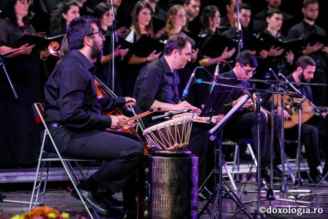 Public numeros, la Concertul de Muzică Bizantină Cultă Vocal-Instrumentală de la Iași