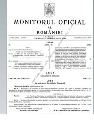 (Referendum) Ce votez? La ce Lege se referă întrebarea de pe buletinul de vot?