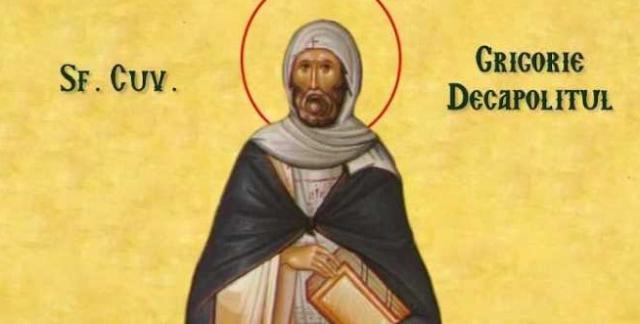 Canon de rugăciune către Sfântul Cuvios Grigorie Decapolitul şi către Sfântul Mucenic Dasie din Axiopolis-Cernavodă