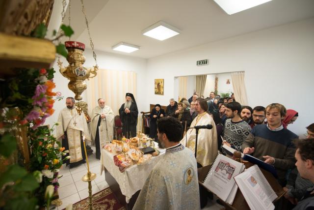 Slujire arhierească la hramul Bisericii Vovidenia din Iași