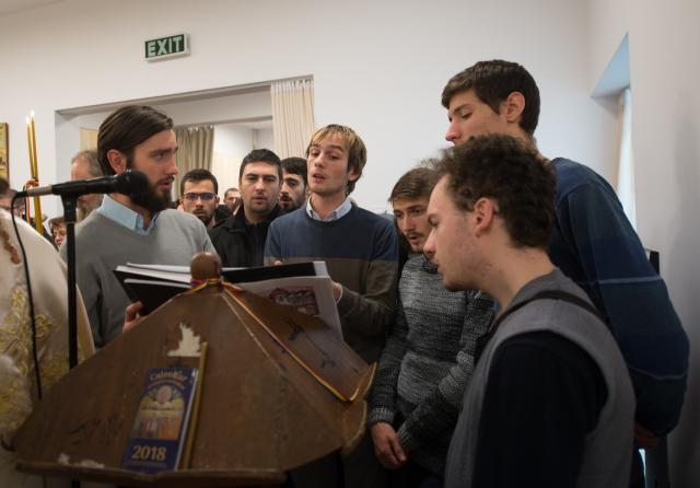 Slujire arhierească la hramul Bisericii Vovidenia din Iași