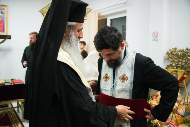 Slujire arhierească la hramul Bisericii Vovidenia din Iași