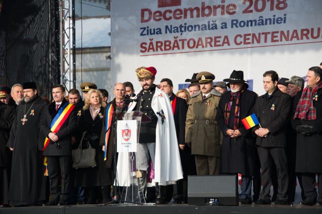 Centenarul la Iași: „Avem nevoie, ca și acum 100 de ani, de aceleași virtuți - credință în Dumnezeu, unitate și încredere sau curaj că putem realiza lucruri mari”