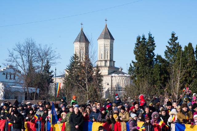 Centenarul la Iași: „Avem nevoie, ca și acum 100 de ani, de aceleași virtuți - credință în Dumnezeu, unitate și încredere sau curaj că putem realiza lucruri mari”