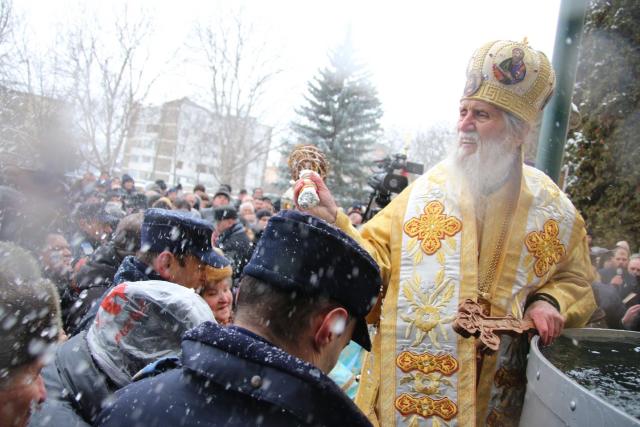 Sfinţirea cea mare a apei în Bucovina