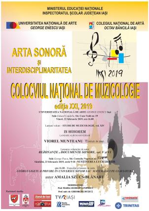 Comunicat de presă: Astăzi debutează la Iași Colocviul Național de Muzicologie - Ediția XXI