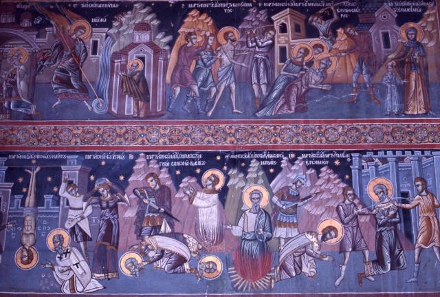 frescă Mănăstirea Dionisiu