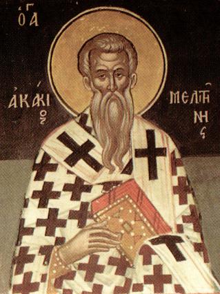Viața Sfântului Ierarh Acachie, Episcopul Melitinei