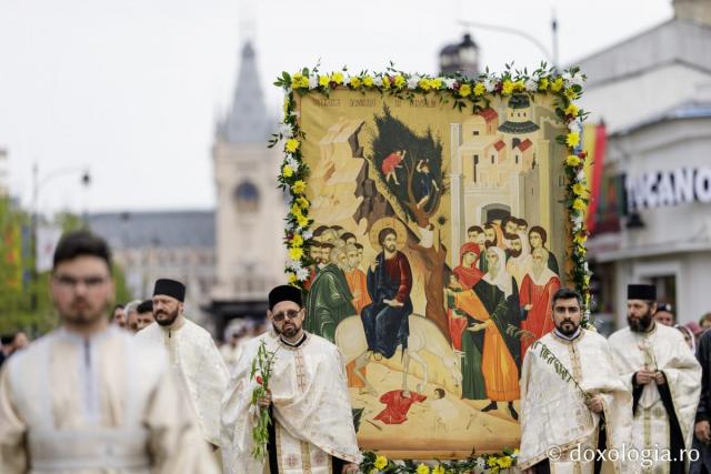 Intrarea Domnului în Ierusalim, serbată prin ample procesiuni în Arhiepiscopia Iașilor