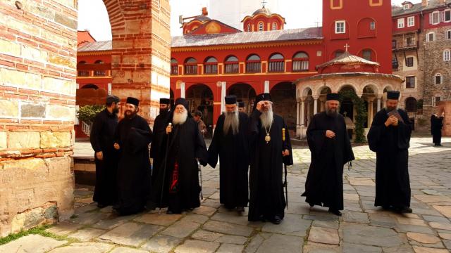 Înaltpreasfințitul Părinte Teofan, în pelerinaj la Muntele Athos