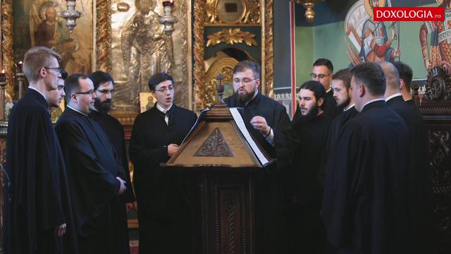 (Video) Corul Psaltic „Sfântul Ioan Damaschin” - „Bucură-te și te veselește...” - Stihiră idiomelă, în Sfânta și Marea Zi Luni, La Vecernie, glas 8