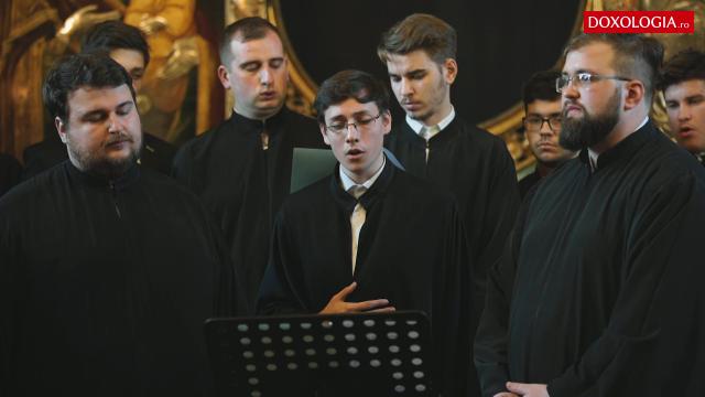 (Video) Corurile „Sfântul Ioan Damaschin” și „Buna Vestire” - Eclogarie, glas 1 (Chinonicul din Sâmbăta Mare)