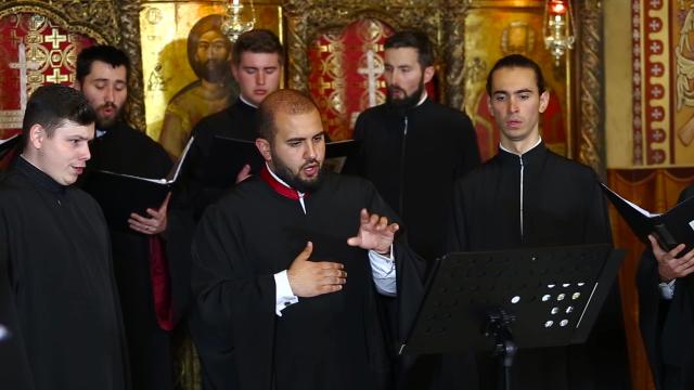 (Video) Grupul Psaltic „Andrei Șaguna” (Sibiu) - Troparul Intrării Domnului în Ierusalim, glas 1