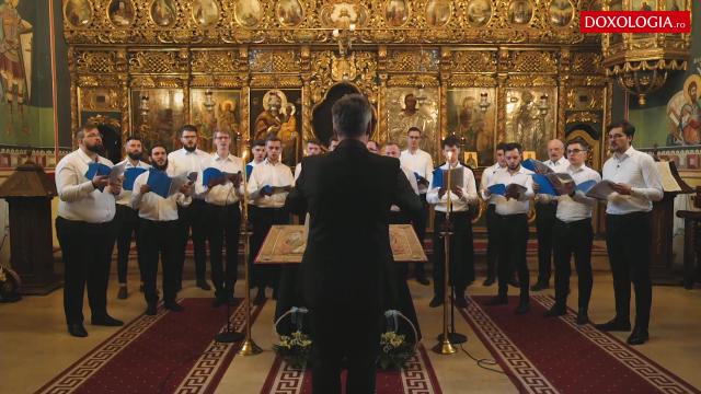 (Video) Corul Bărbătesc al Bisericii „Sfântul Sava” din Iași - „Hristos a înviat!”, de Alexandru Podoleanu, respectiv Gavriil Musicescu