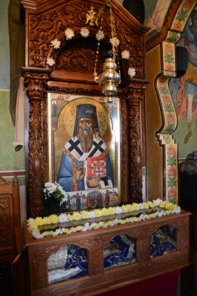 Sfântul Ierarh Pahomie de la Gledin va fi serbat la Schitul Pocrov