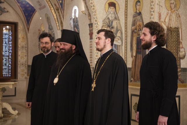 Stareţul uneia dintre cele mai mari Lavre din Rusia, în vizită la Patriarhul României